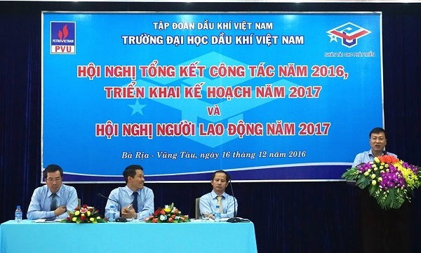Đại học Dầu khí Việt Nam tổng kết công tác năm 2016