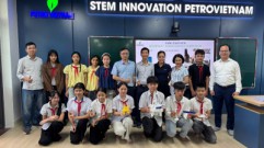 Khơi dậy ước mơ sáng tạo cho học sinh vùng biên từ phòng STEM tại Trường PETROVIETNAM - Phong Thổ
