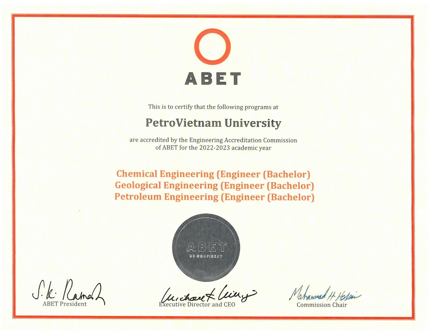 ABET QA Cert 2