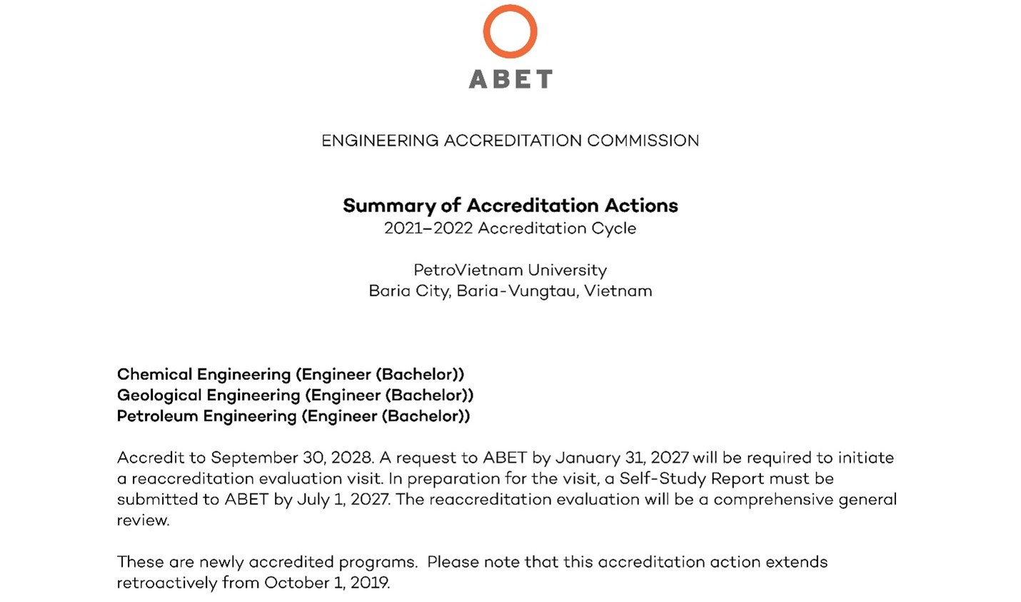 ABET QA Cert