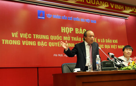 petrovietnam cuc luc phan doi va yeu cau phia trung quoc huy bo ngay viec chao thau noi tren