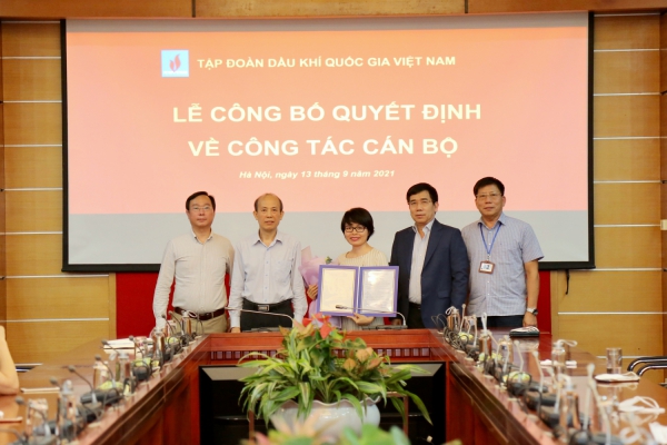 Petrovietnam bổ nhiệm lãnh đạo Ban Công nghệ An toàn Môi trường