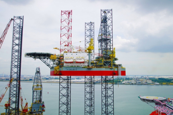 Giàn PV DRILLING VI bắt đầu chiến dịch khoan tại nước ngoài