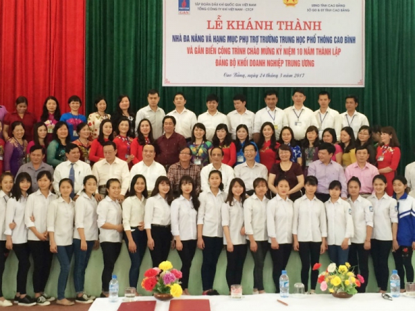 PV GAS thực hiện an sinh xã hội tại Cao Bằng