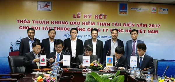 Bảo hiểm PVI ký thỏa thuận khung với Vinalines