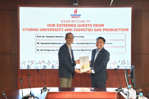 PVU trao đổi hợp tác với Đại học Kyushu và Idemitsu Gas Production (Vietnam)