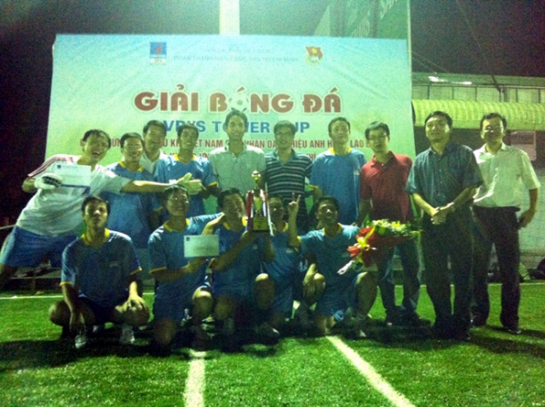 PVU vô địch giải bóng đá VPI TOWER CUP 2012