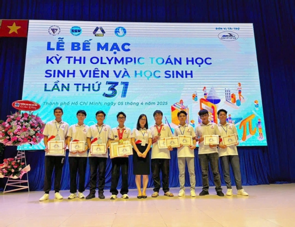 PVU giành giải cao tại Kỳ thi Olympic Toán học sinh viên và học sinh toàn quốc 2025