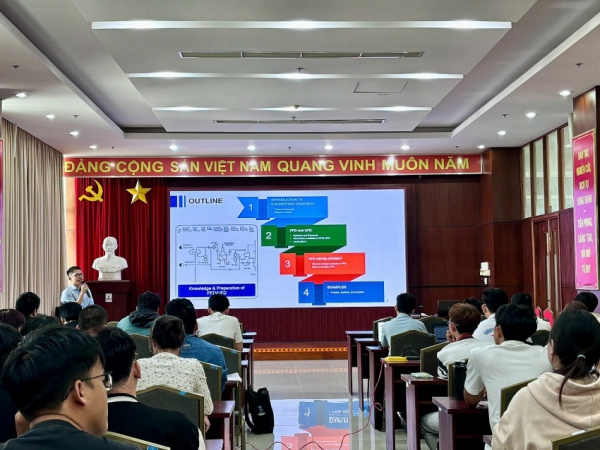 PVU tổ chức khóa học “Sơ đồ công nghệ - Sơ đồ đường ống và điều khiển” cho sinh viên