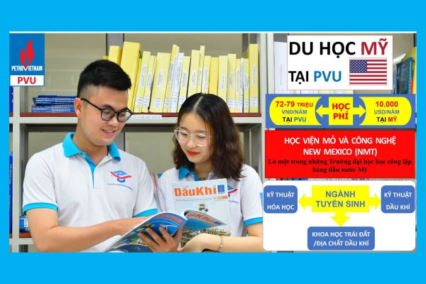 Tuyển sinh Hệ liên kết đào tạo Đại học với Học viện Mỏ và Công nghệ New Mexico (NMT), Hoa Kỳ