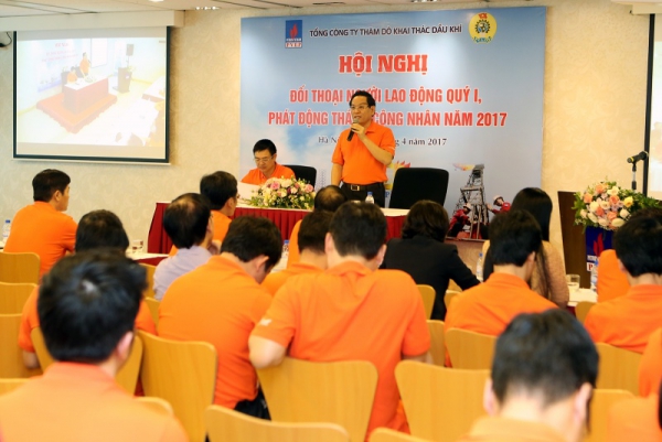 PVEP đối thoại người lao động Quý I năm 2017